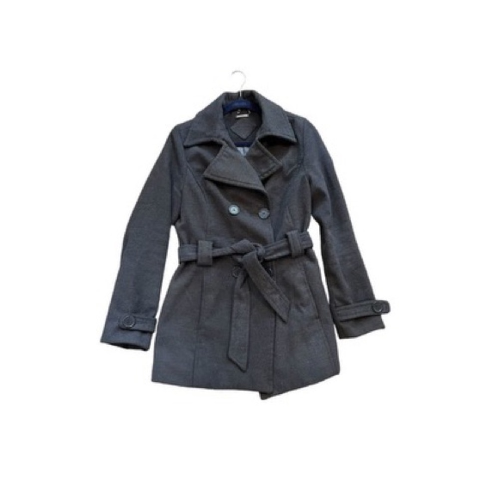 Jou Jou Gray Pea Coat